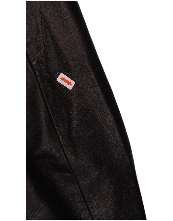 Vintage Ανδρικό Δερμάτινο Μπουφάν UK 38 Medium Black Classic
