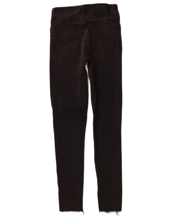 LEVI'S Γυναικείο 721 Ψηλό ψηλό Skinny Jeans W25 L27 Μαύρο