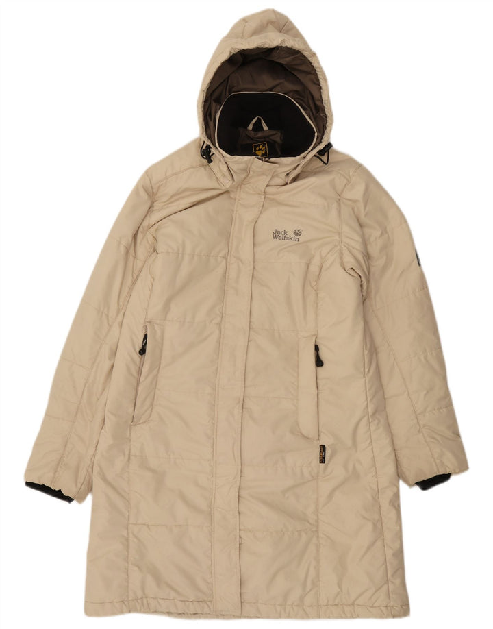 Jack Wolfskin γυναικείο παλτό με κουκούλα UK 12 / 14 Medium Off White