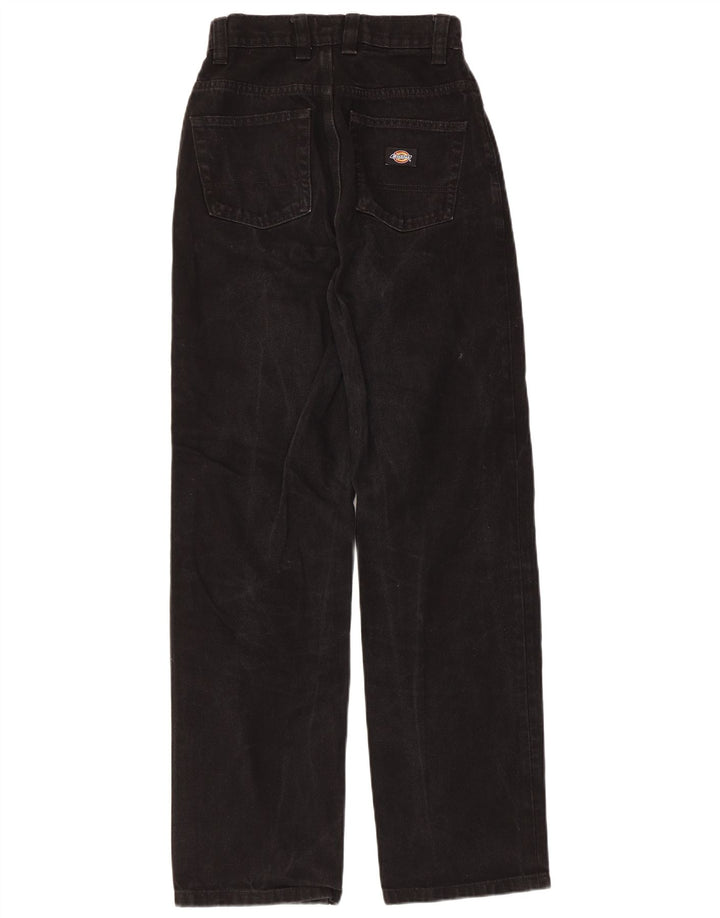 DICKIES Γυναικείο ψηλόμεσο τζιν W25 L30 μαύρο βαμβακερό