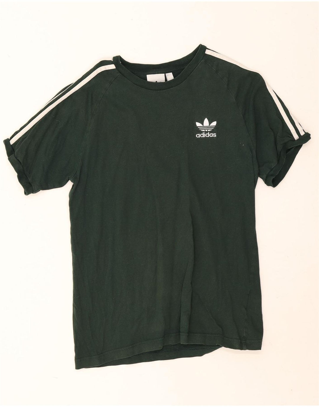 Ανδρικό T-Shirt Adidas Top Μεσαίο πράσινο βαμβακερό