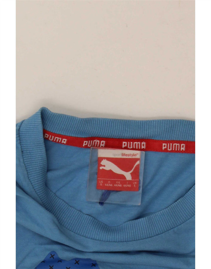 Ανδρικό γραφικό T-shirt Puma Top Small Blue