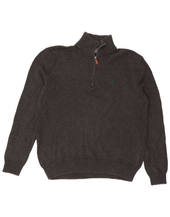 Ανδρικό πουλόβερ με φερμουάρ Polo Ralph Lauren, μεσαίο βαμβακερό