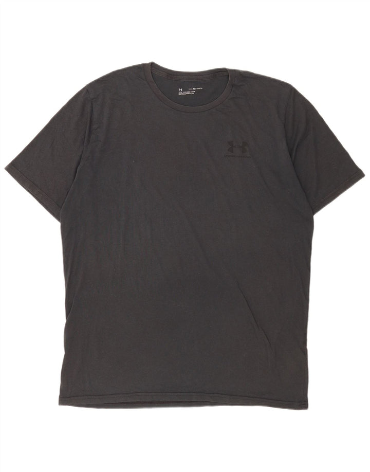 Under Armour Ανδρικό T-Shirt Top 2XL Μαύρο βαμβακερό