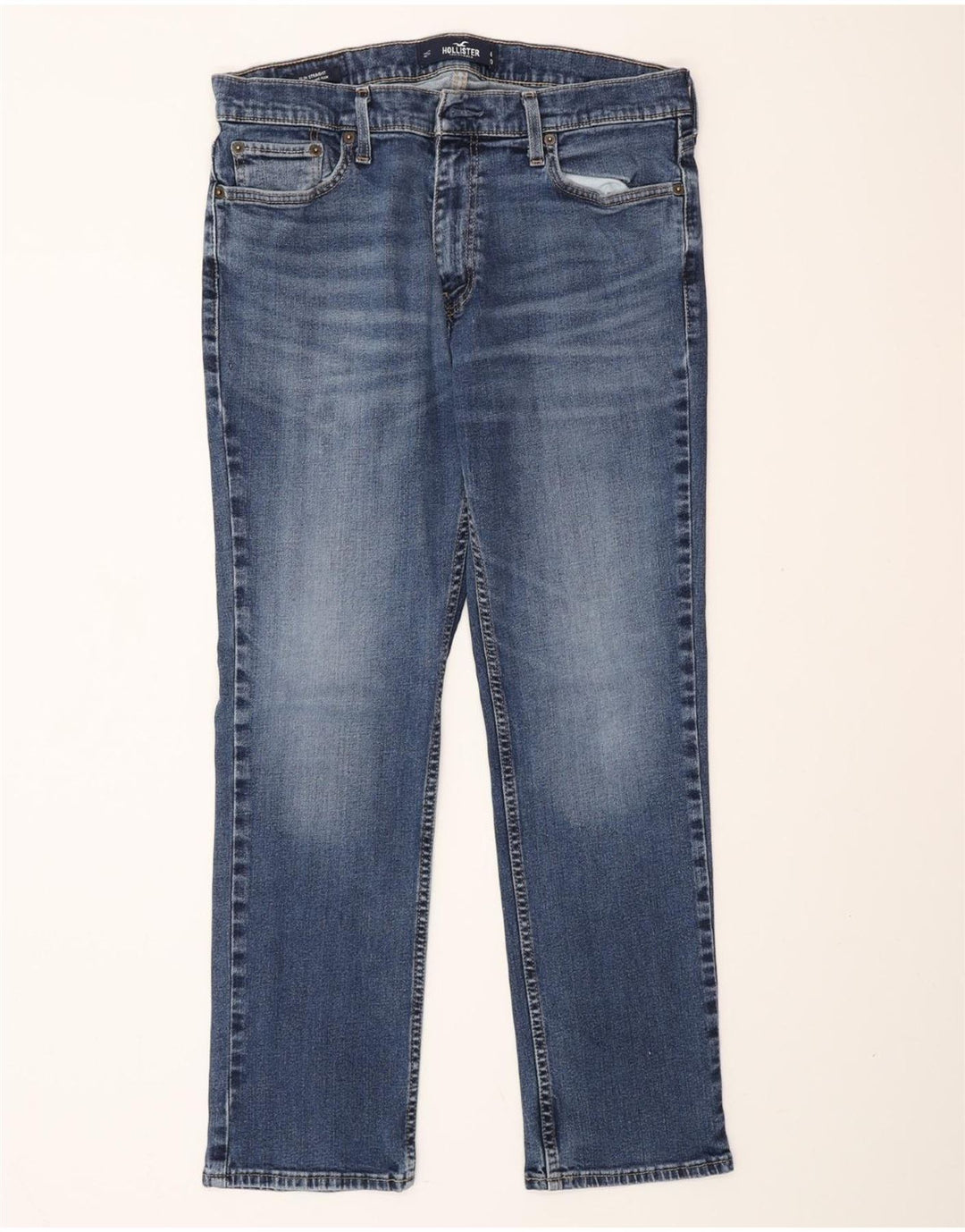 Ανδρικό τζιν HOLLISTER Slim Straight W34 L30 Μπλε βαμβακερό