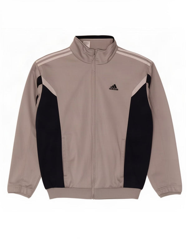 Adidas Ανδρική φόρμα φόρμας γραφικών Top Jacket UK 42/44 Large Grey Colourblock