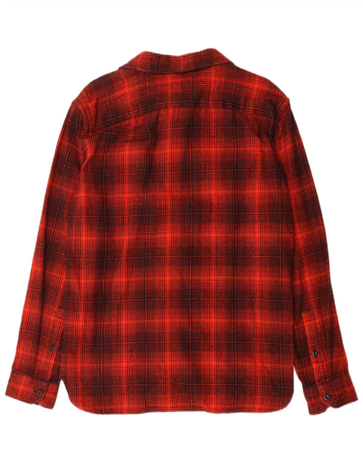 Ανδρικό φανελένιο πουκάμισο LEVI'S μεσαίο κόκκινο βαμβακερό