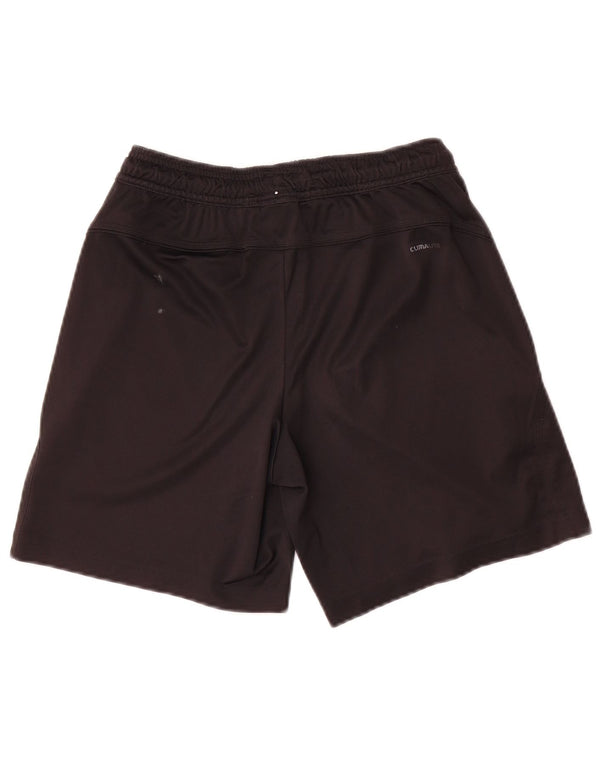 Adidas Boys Climalite σορτς 9-10 ετών XS μαύρο πολυεστέρα