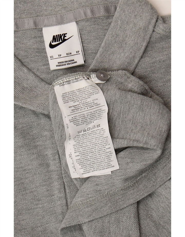 NIKE Mens Polo Shirt XS Grey Cotton Vintage Nike and Second-Hand Nike from Messina Hembry 
