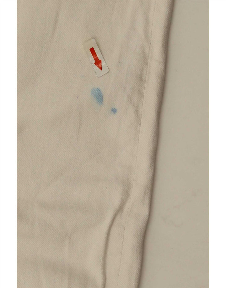 Zara Γυναικείο ίσιο τζιν EU 38 Small W28 L26 Λευκό