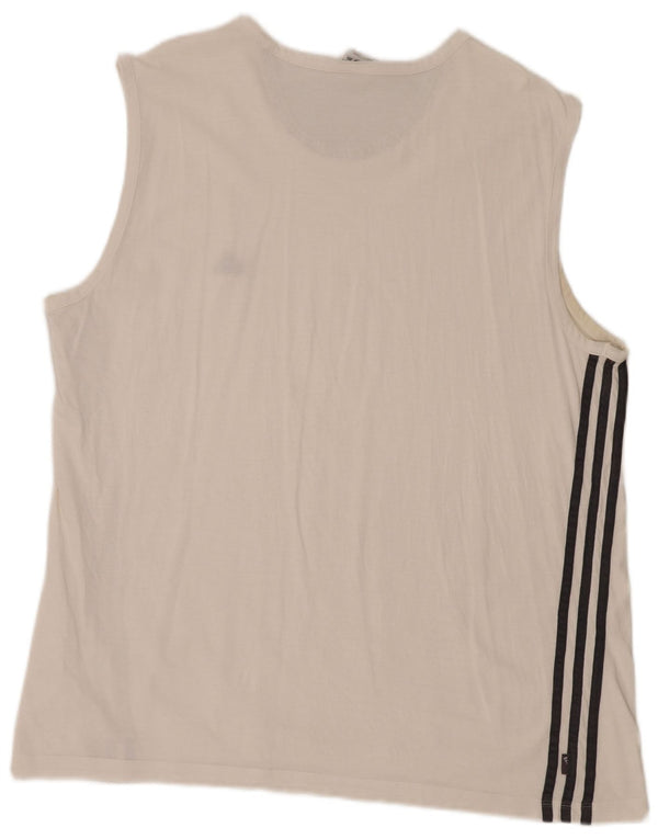 Ανδρικό γιλέκο Adidas Top 2XL Λευκό