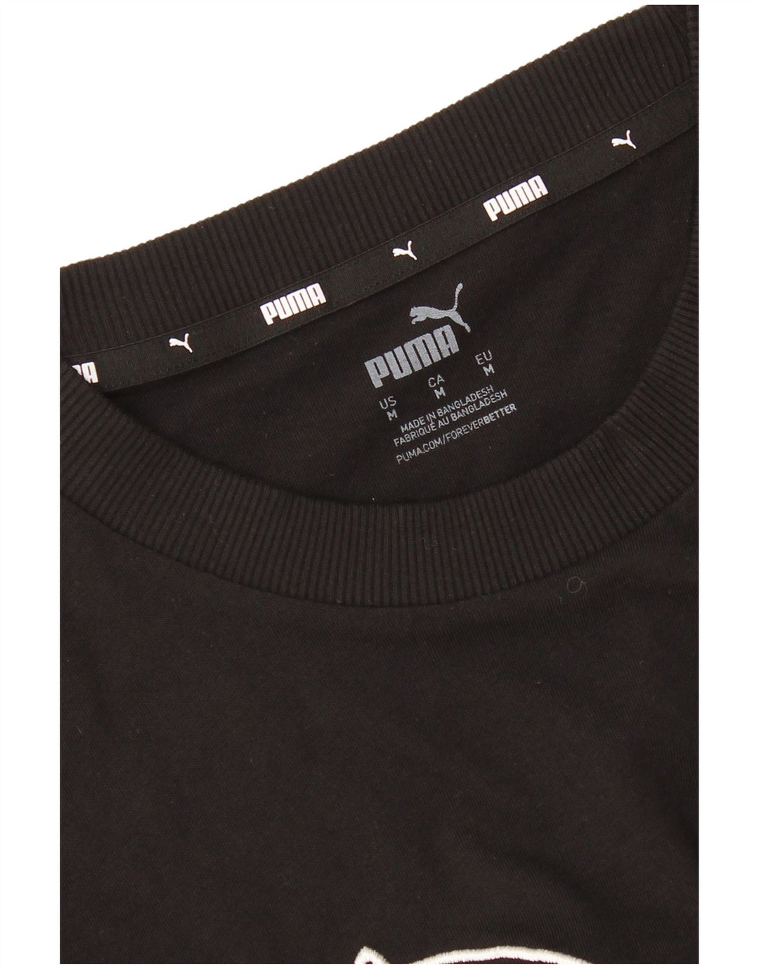 Γυναικείο γραφικό μπλουζάκι Puma Top UK 14 Medium Black