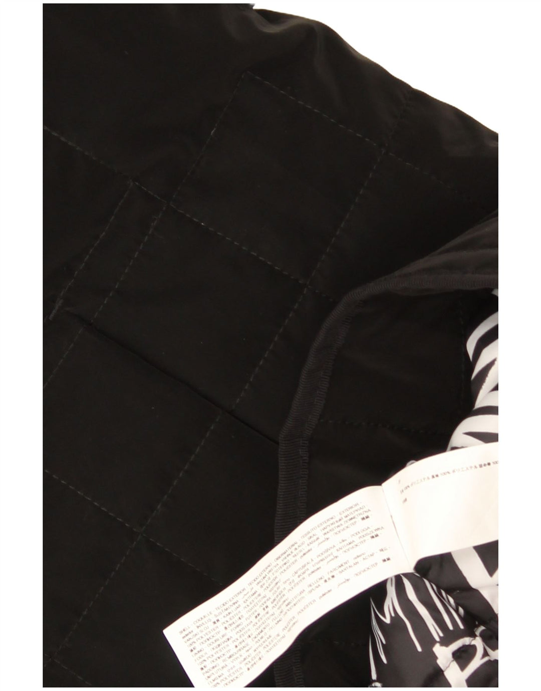 Desigual Γυναικείο καπιτονέ παλτό UK 18 XL Μαύρο Πολυεστέρας