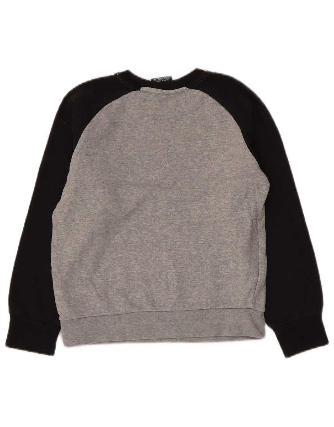 CHAMPION Boys Graphic Sweatshirt Jumper 7-8 Years Small  Grey Colourblock
