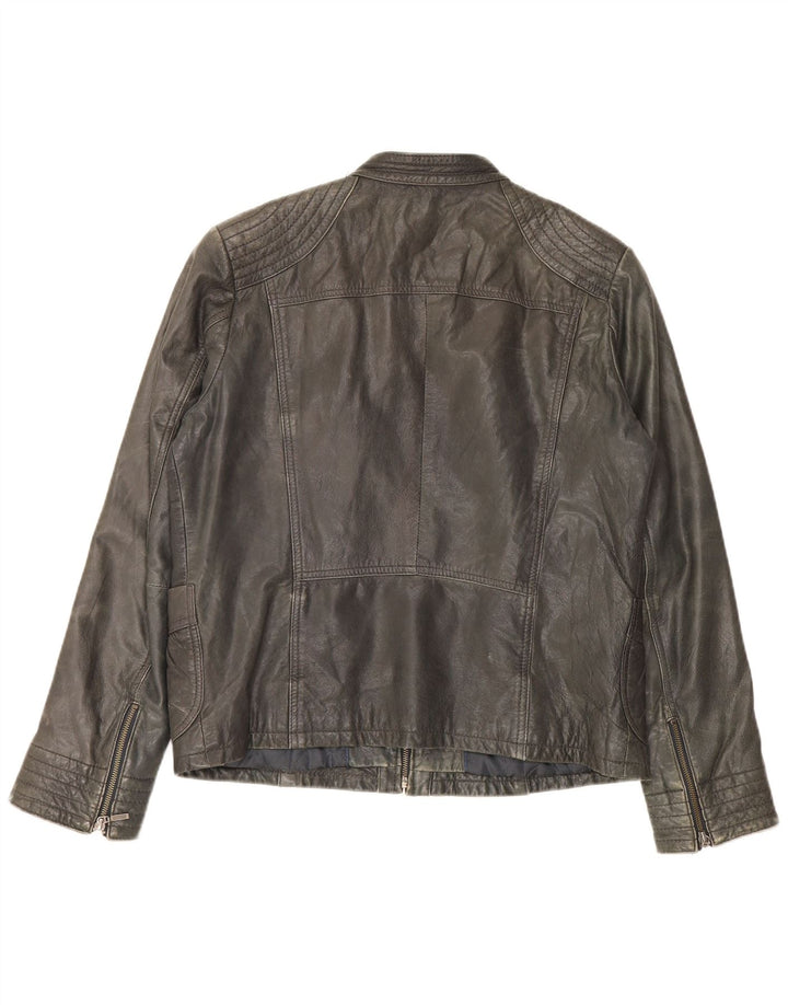 Conbipel Γυναικείο Biker Jacket IT 54 2XL Μαύρο Δερμάτινο
