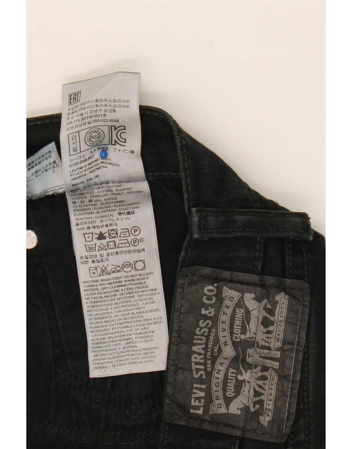 Ανδρικό τζιν Levi's Cropped W36 L25 μαύρο βαμβακερό