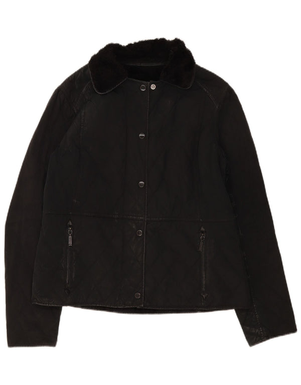 Γυναικείο καπιτονέ μπουφάν Barbour UK 16 Large Black Polyamide