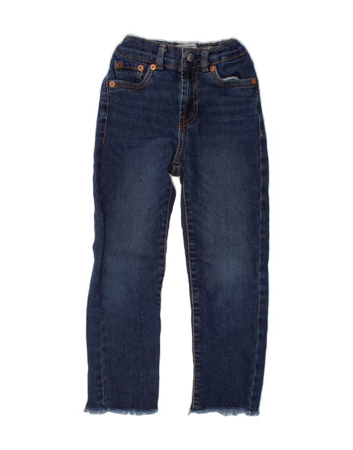 LEVI'S Boys Straight Jeans 5-6 Years W22 L17 Blue Cotton Vintage Levi's and Second-Hand Levi's from Messina Hembry 