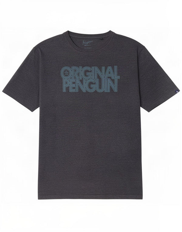Ανδρικό γραφικό T-Shirt Penguin Top 2XL Navy Blue από βαμβάκι