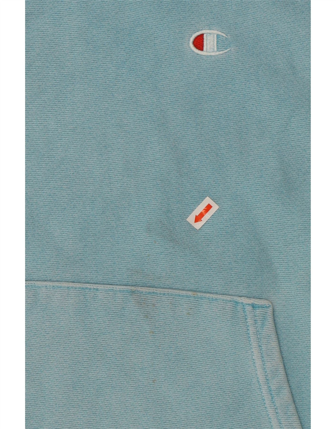 CHAMPION Mens Hoodie Jumper Small Turquoise Cotton Vintage Champion and Second-Hand Champion from Messina Hembry 