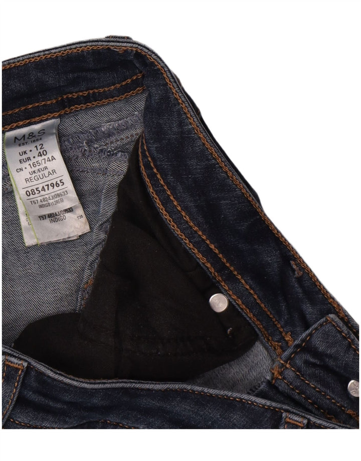 Marks & Spencer Γυναικεία Per Una Slim Jeans UK 12 Medium W32 L30 Navy Blue