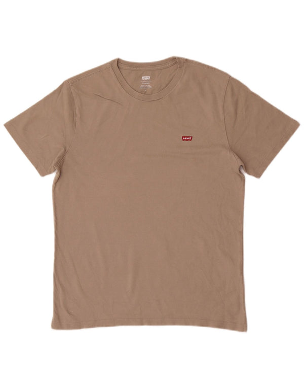 Ανδρικό T-Shirt Levi's Standard Fit Top Μεσαίο καφέ βαμβακερό