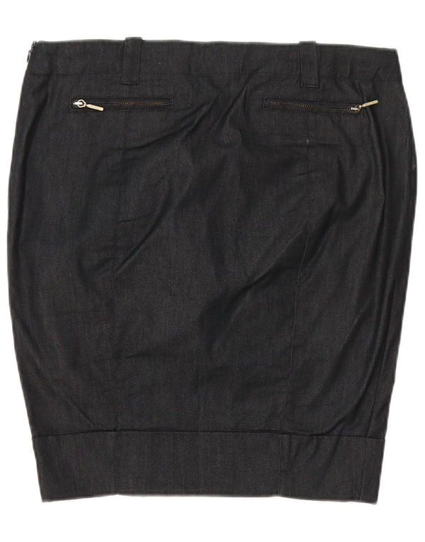 Guess By Marciano Γυναικεία Pencil Φούστα IT 46 Large W34 Γκρι βαμβακερή