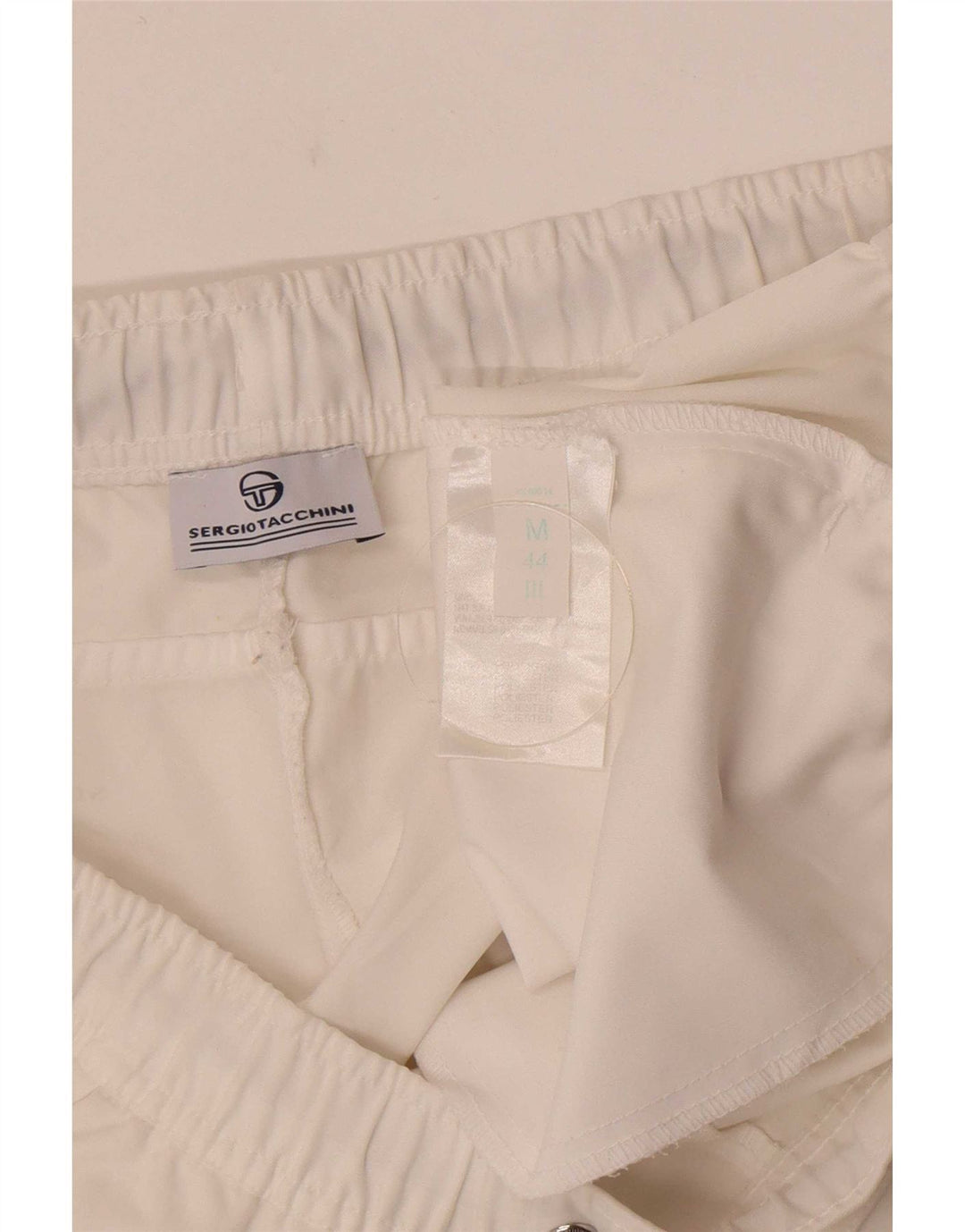 Sergio Tacchini Γυναικείο Αθλητικό Σορτς IT 44 Μεσαίο Λευκό Πολυεστέρας