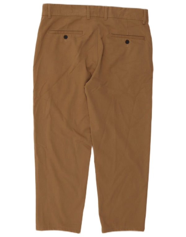 Zara Ανδρικό ίσιο παντελόνι Chino EU 42 Large W32 L25 Beige