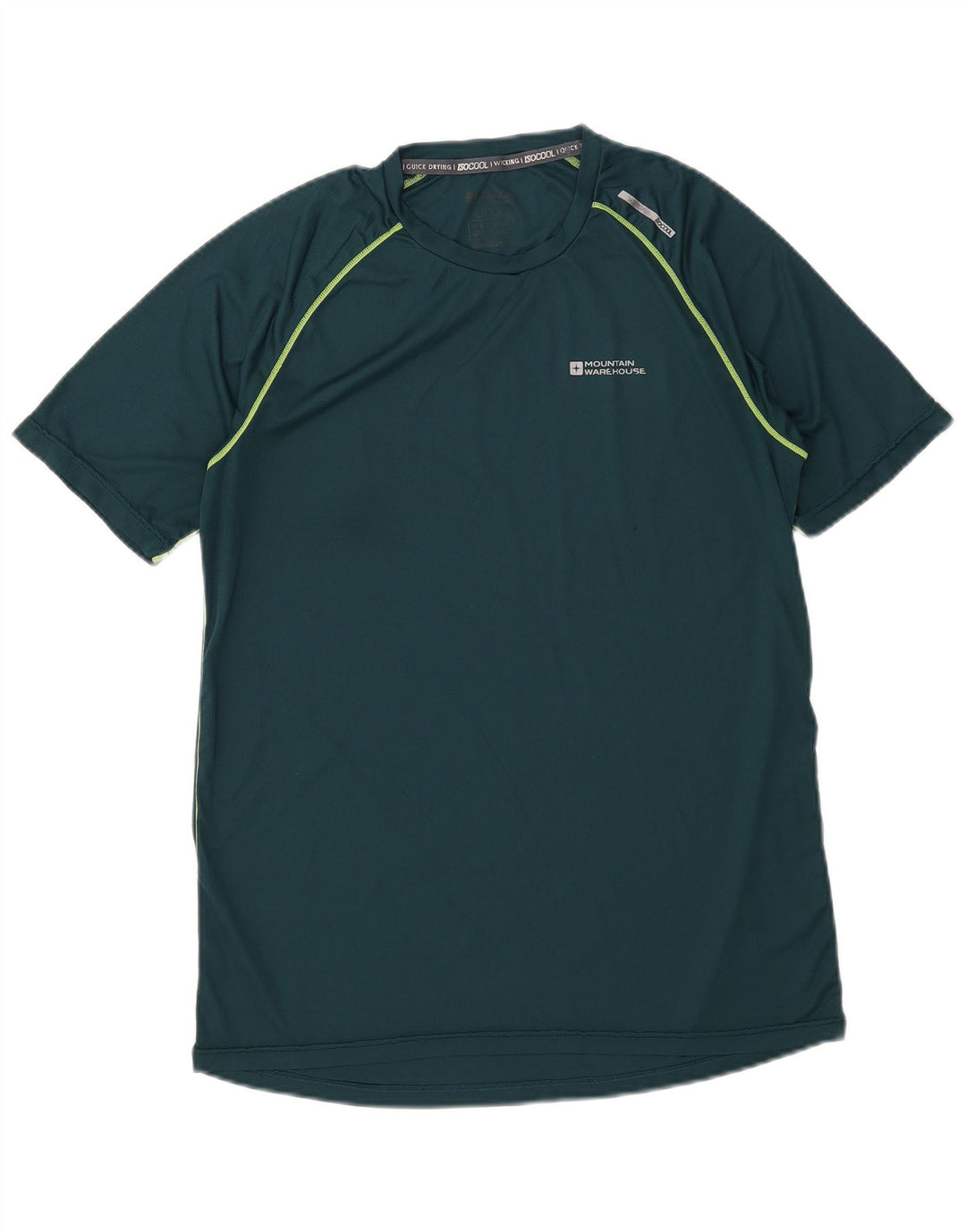 Ανδρικό T-Shirt Mountain Warehouse Top Large Green Polyester