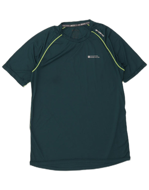 Ανδρικό T-Shirt Mountain Warehouse Top Large Green Polyester