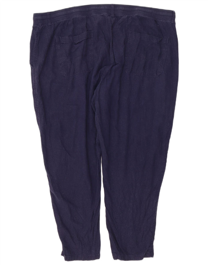Marks & Spencer Γυναικείο Slim παντελόνι Chino W46 L26 Navy Blue