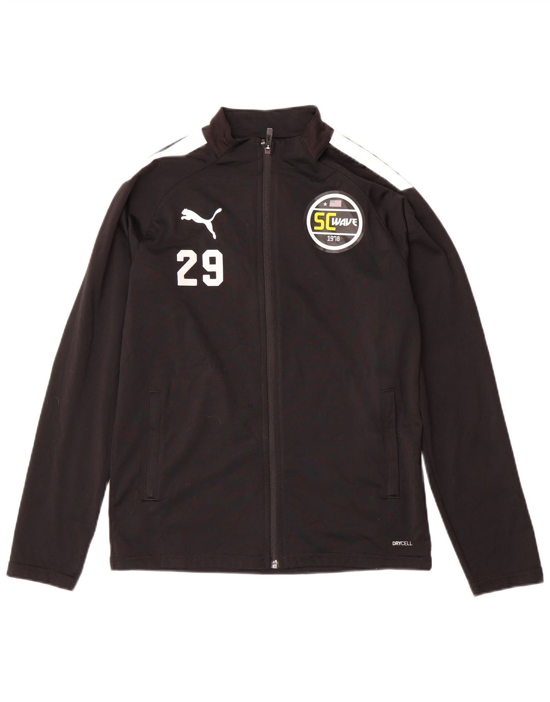 Φόρμα PUMA Boys Top Jacket 13-14 Years Black Colourblock Polyester