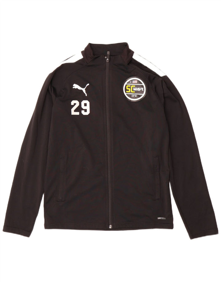 Φόρμα PUMA Boys Top Jacket 13-14 Years Black Colourblock Polyester