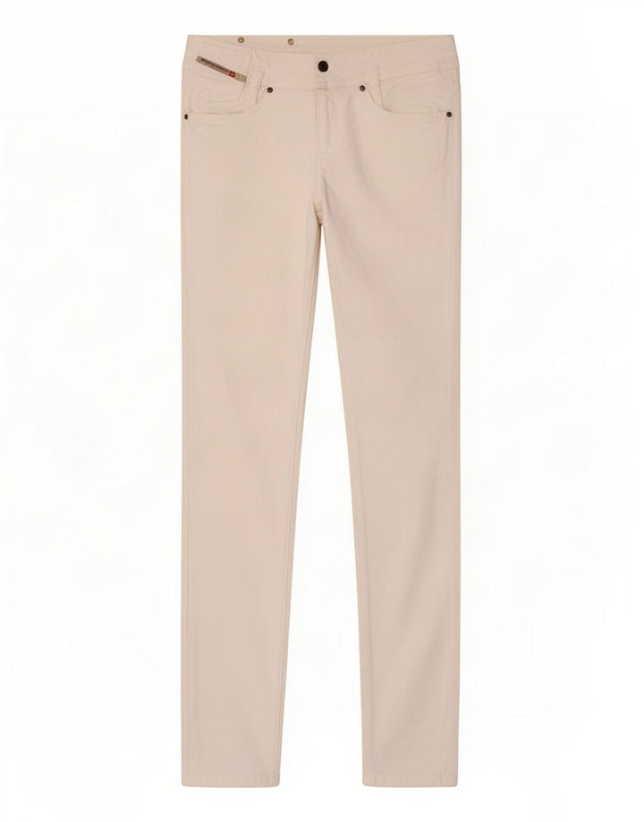 Diesel Γυναικείο Slim Jeans W28 L33 Λευκό βαμβακερό