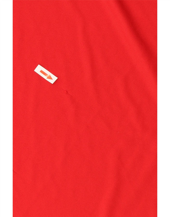Ανδρικό T-shirt Nike Dri Fit Top UK 34/36 Μικρό κόκκινο πολυεστέρα