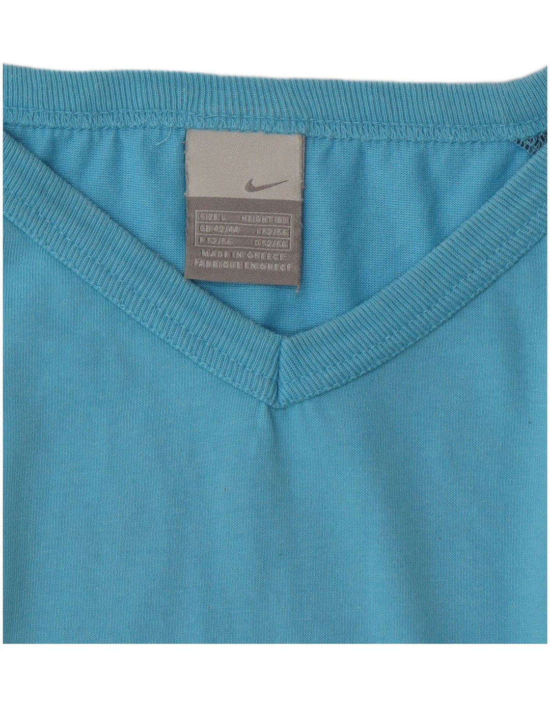 Ανδρικό T-Shirt Nike UK 42/44 Large Blue Colourblock