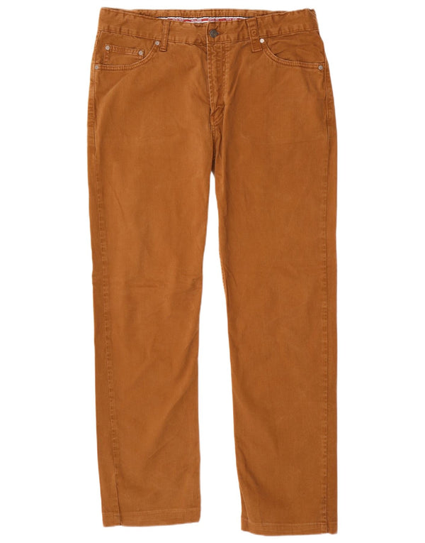 Pierre Cardin Ανδρικό ίσιο casual παντελόνι IT 46 Small W34 L30 καφέ