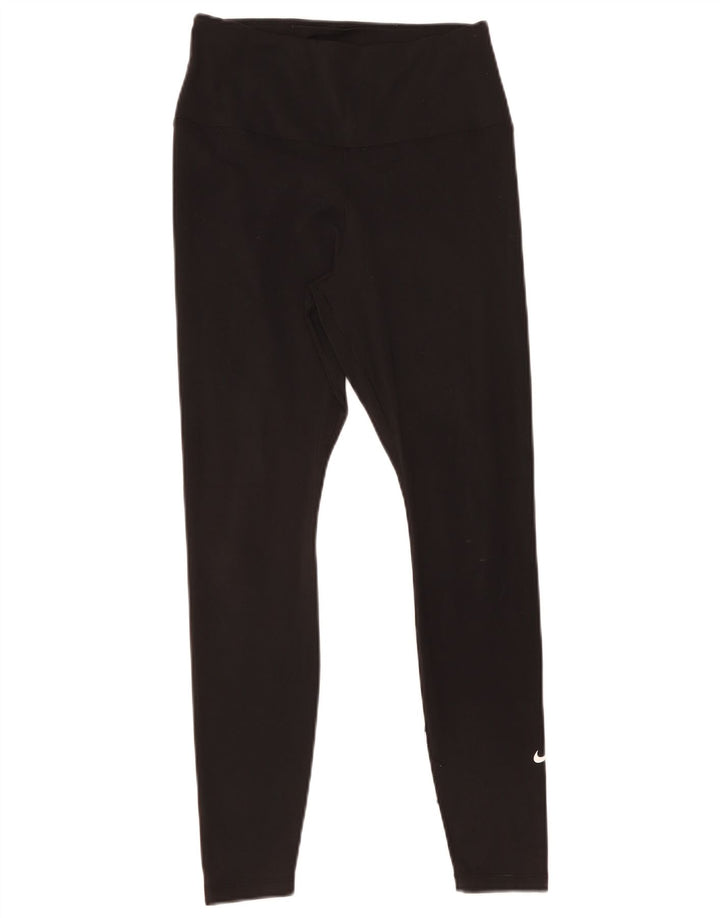 Γυναικεία κολάν Nike Dri Fit UK 12 μεσαίου μαύρου πολυεστέρα