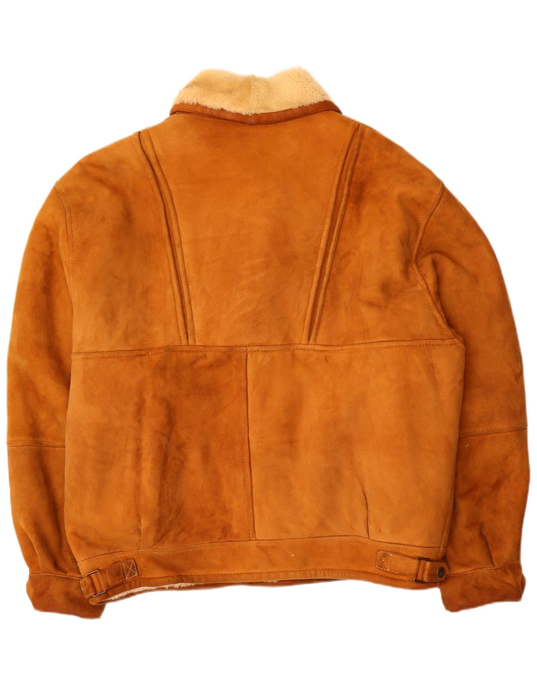 Vintage Ανδρικό Shearling Jacket IT 54 2XL Brown Shearling