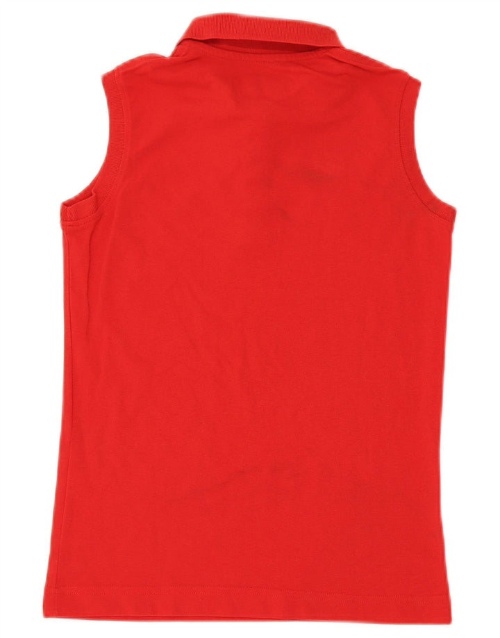 Kappa γυναικείο αμάνικο μπλουζάκι πόλο UK 10 Small Red