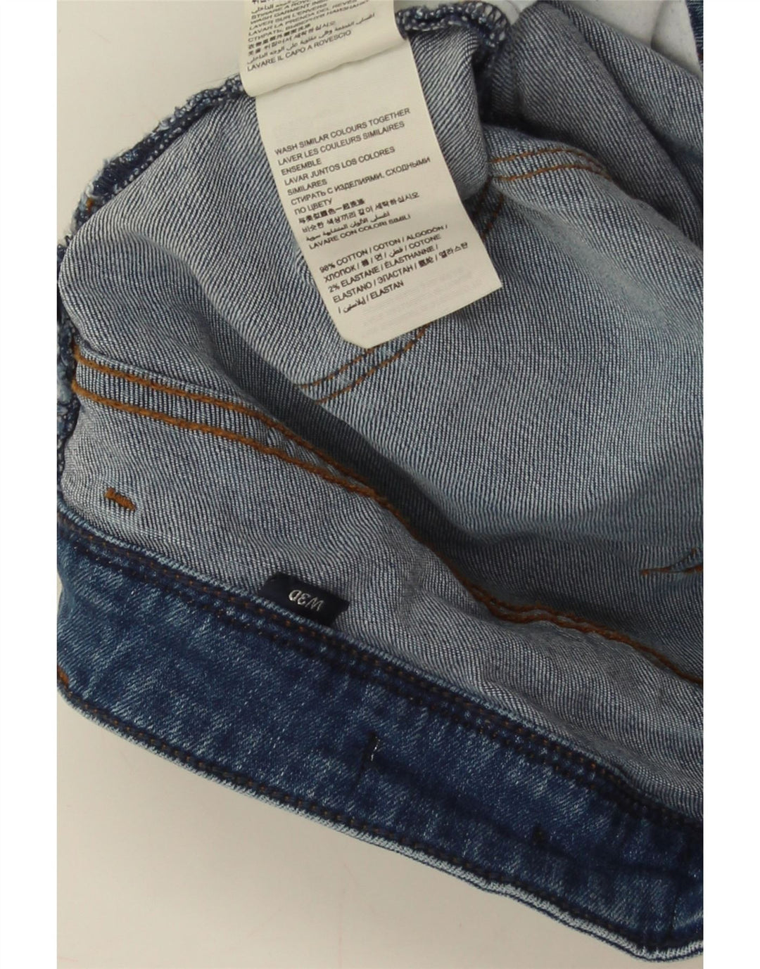 Γυναικείο τζιν σορτς SUPERDRY W30 Βαμβακερό μεσαίο μπλε