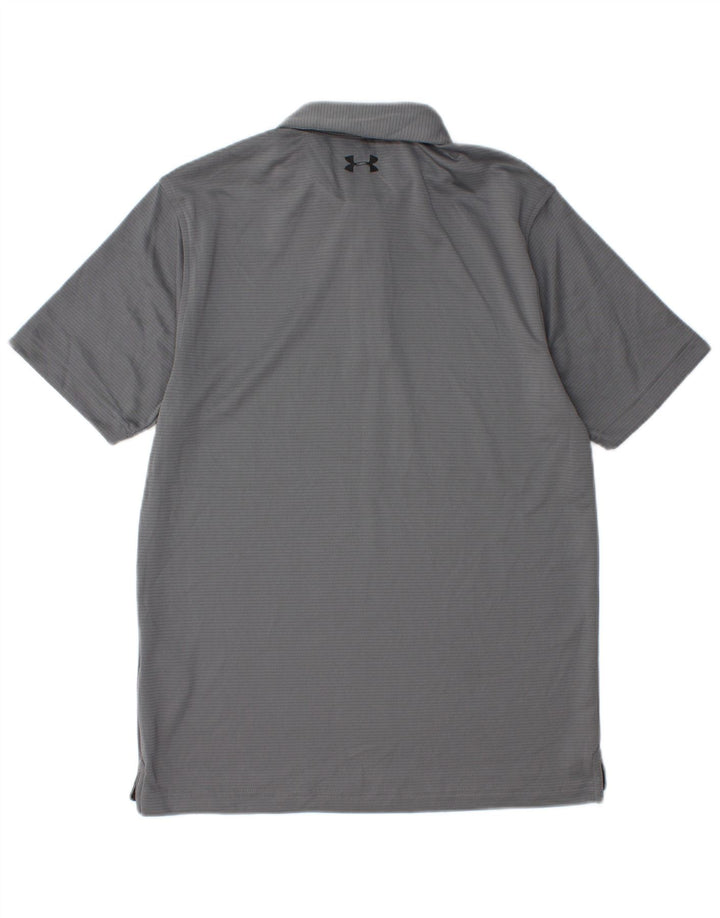 Under Armour Ανδρικό Heat Gear Polo πουκάμισο μικρό γκρι πολυεστέρα