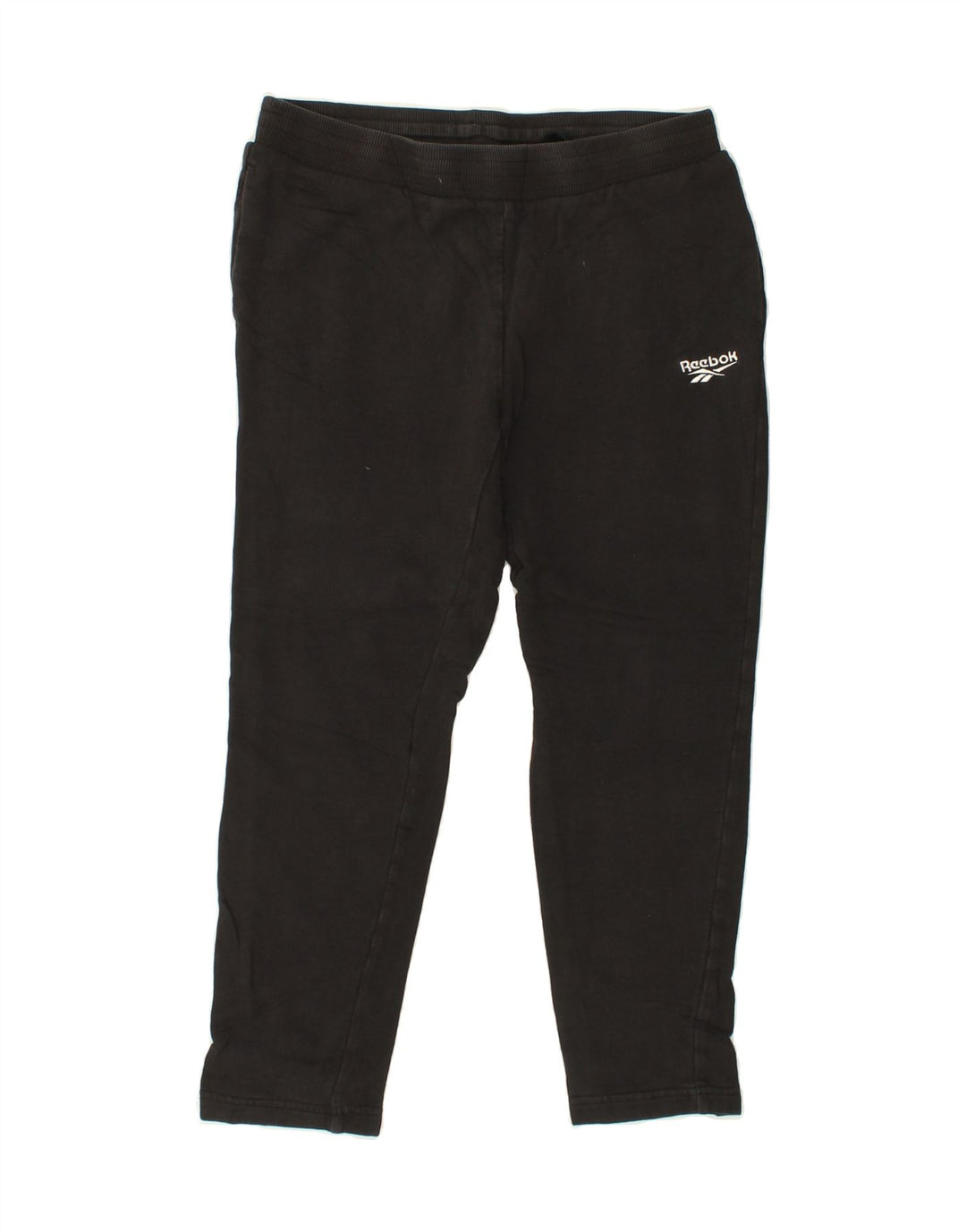 REEBOK Womens Tracksuit Trousers UK 12/14 Medium Black Cotton Vintage Reebok and Second-Hand Reebok from Messina Hembry 