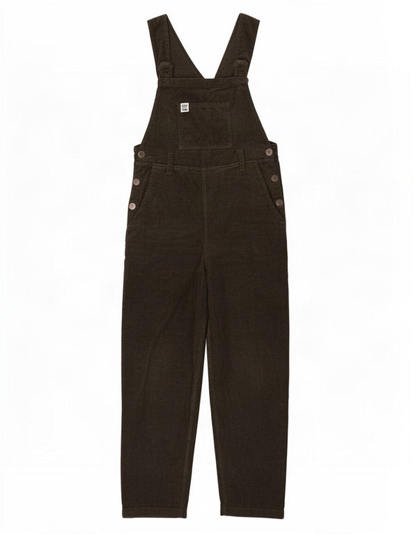 Lucy & Yak Γυναικεία Dungarees Κοτλέ Παντελόνι UK 10 Small Khaki Cotton