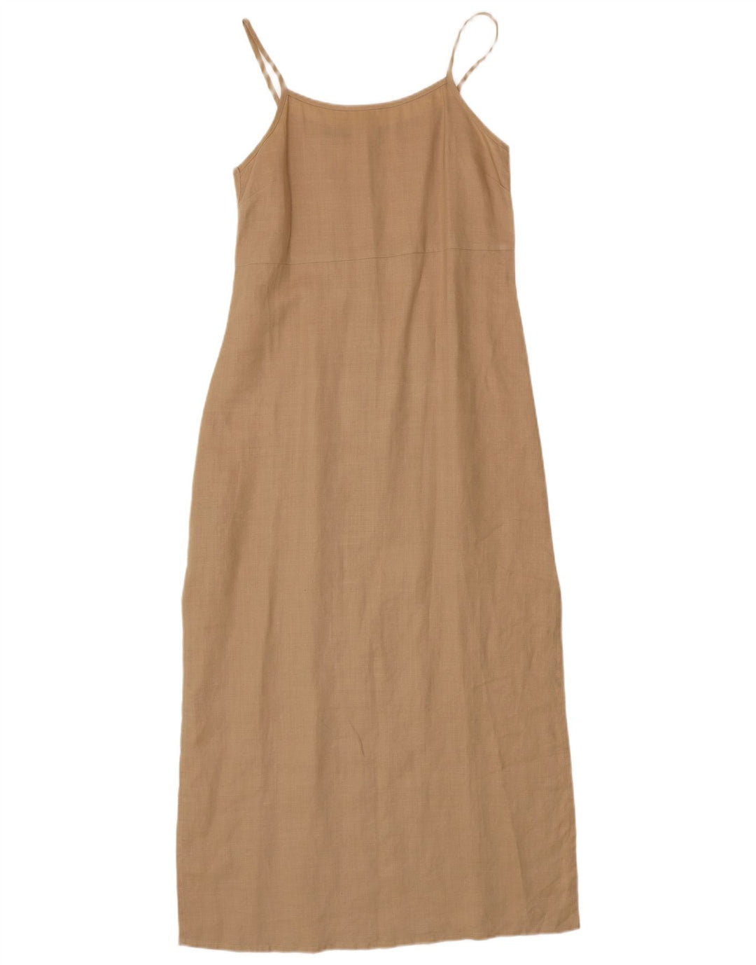 STEFANEL Γυναικείο Sundress UK 8 Small Beige Ramie