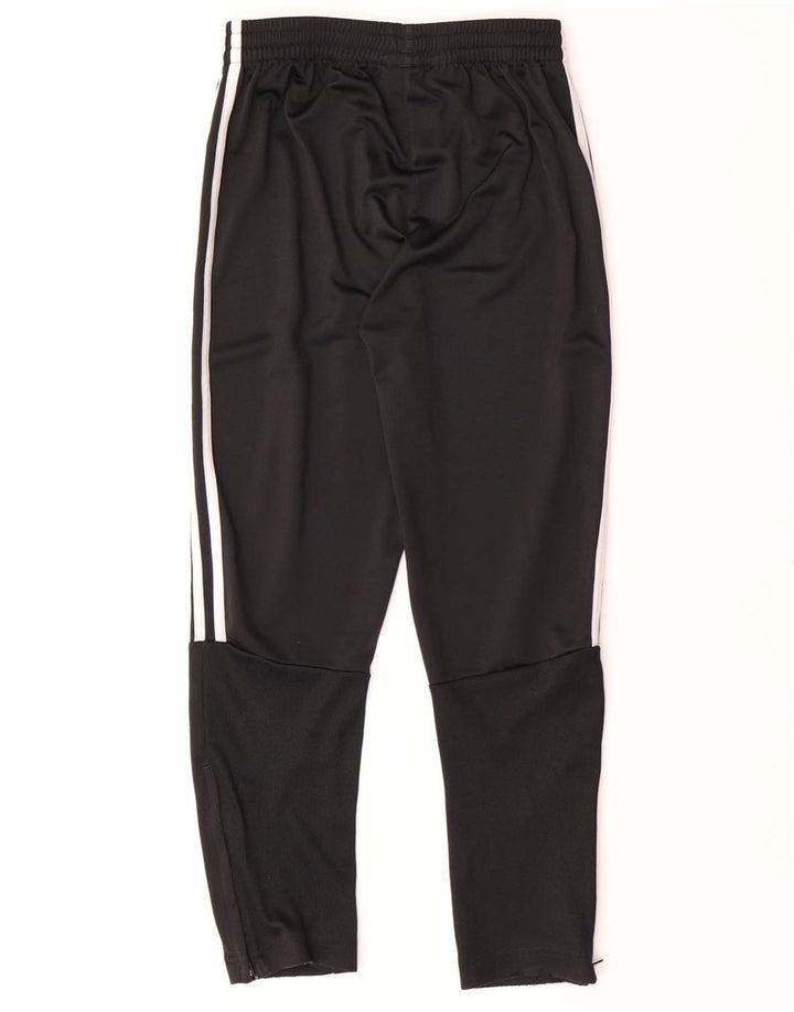 ADIDAS Boys Tracksuit Trousers 11-12 Years  Black Polyester