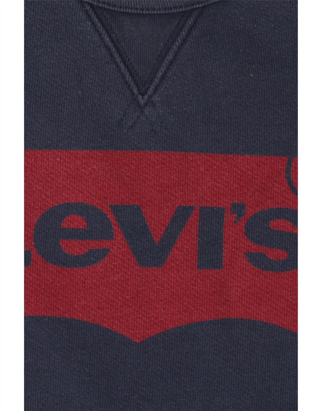 Ανδρικό γραφικό φούτερ LEVI'S Jumper XL Navy Blue Cotton