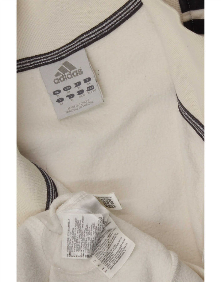 Ανδρική φόρμα Adidas Top Jacket XL Off White Βαμβακερό