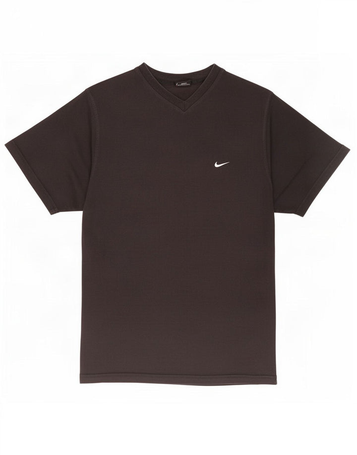 Ανδρικό μπλουζάκι Nike, μεσαίο μαύρο βαμβακερό